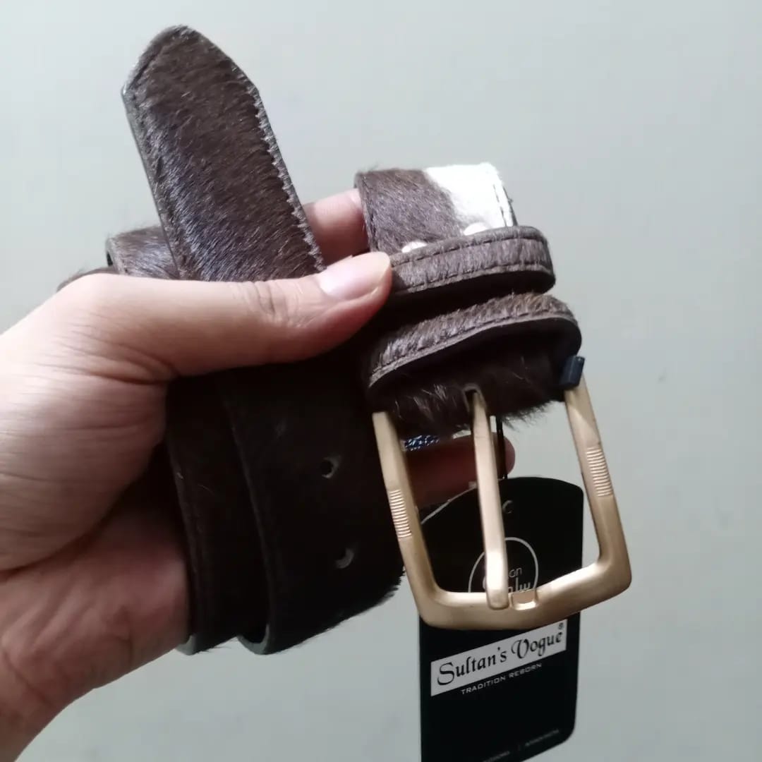 Leather belt