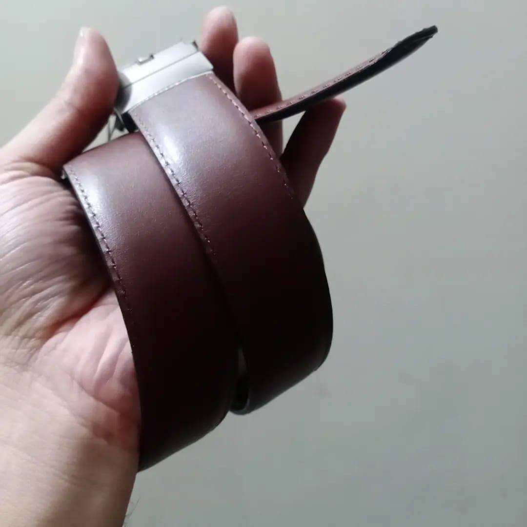 Leather belt