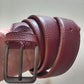 Leather belt