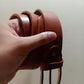 Leather belt