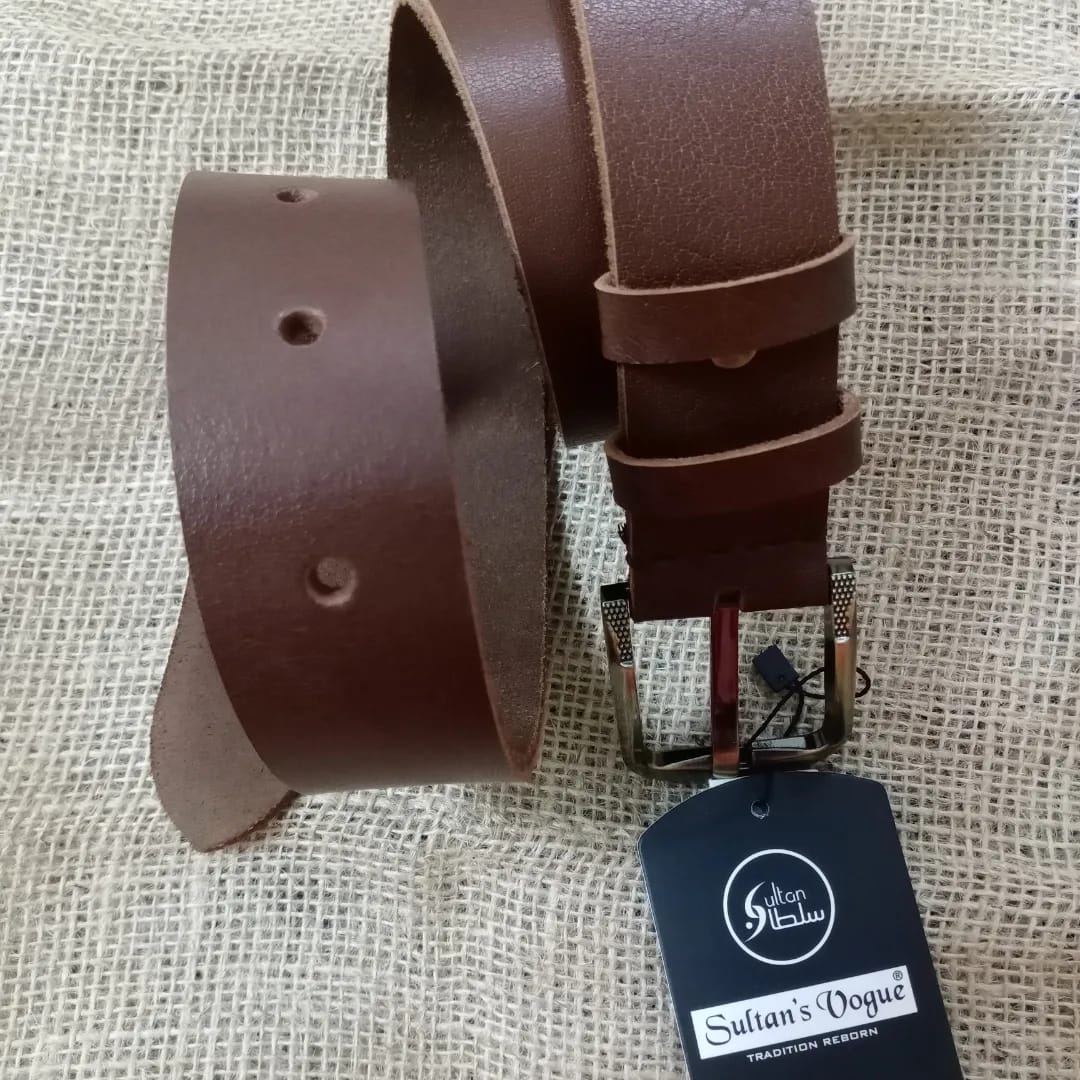 Leather belt