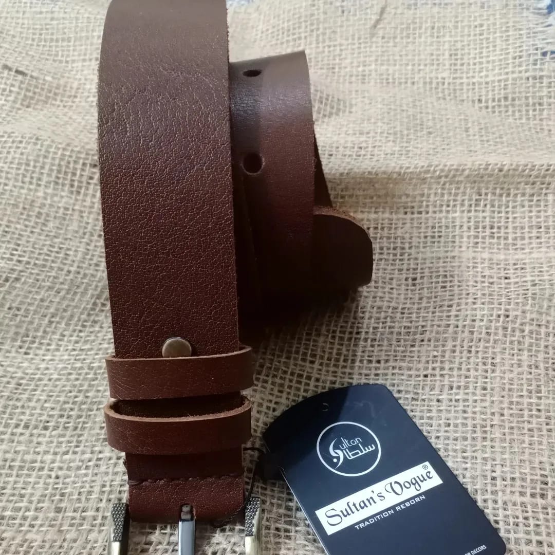 Leather belt